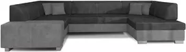 Kampinė sofa Havana su patalynės dėže, audinys Dora 96, Dora 90