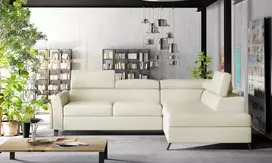 Kampinė sofa Kairos su patalynės dėže, audinys Soft 33