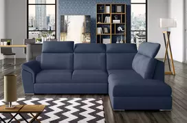 Kampinė sofa Loreto su patalynės dėže, audinys Solar 79