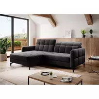 Kampinė sofa Lorelle su patalynės dėže, audinys Kronos 07