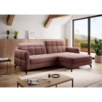 Kampinė sofa Lorelle su patalynės dėže, audinys Kronos 29