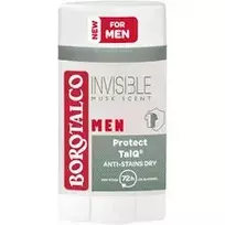 Borotalco Men Invisible Dry Deo Stick - Tuhý deodorant, 40ml