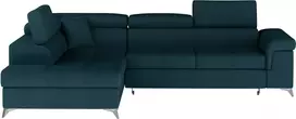 Kampinė sofa Kampinė sofa Eridano su patalynės dėže, audinys Monolith 77