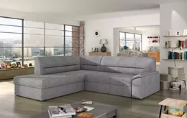 Kampinė sofa Elano su patalynės dėže, audinys Sawana 21