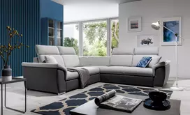 Kampinė sofa Federico su patalynės dėže, audinys Sawana 21, Sawana 05