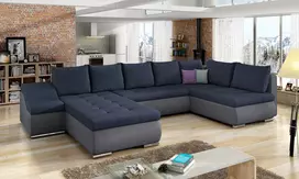 Kampinė sofa Giovanni su patalynės dėže, audinys Soro 76, Soro 93