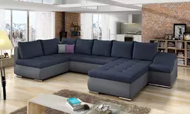 Kampinė sofa Giovanni su patalynės dėže, audinys Soro 76, Soro 93