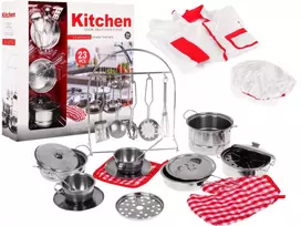 Kitchen virtuvės reikmenys Jaunojo virėjo prijuostė