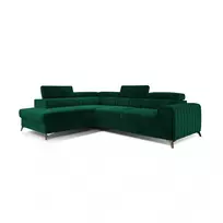 Kampinė sofa Laurence su patalynės dėže, audinys Kronos 19