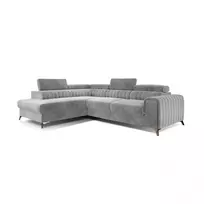 Kampinė sofa Laurence su patalynės dėže, audinys Paros 05