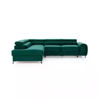 Kampinė sofa Laurence su patalynės dėže, audinys Monolith 37