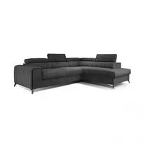 Kampinė sofa Laurence su patalynės dėže, audinys Dora 96