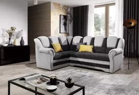 Kampinė sofa Lord_II su patalynės dėže, audinys Berlin 02, Berlin 10