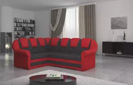 Kampinė sofa Lord_II su patalynės dėže, audinys Berlin 02, Soft 10
