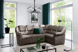 Kampinė sofa Lord_II su patalynės dėže, audinys Dora 22