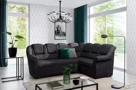Kampinė sofa Lord_II su patalynės dėže, audinys Dora 95