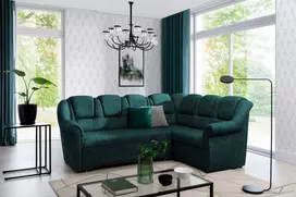Kampinė sofa Lord_II su patalynės dėže, audinys Dora 85