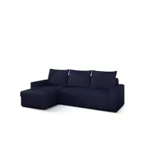Kampinė sofa Livio su patalynės dėže, audinys Alova 79