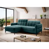 Kampinė sofa Lorelle su patalynės dėže, audinys Mat Velvet 75