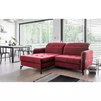Kampinė sofa Lorelle su patalynės dėže, audinys Rivera 59
