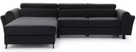 Kampinė sofa Mariall su patalynės dėže, audinys Monolith 97