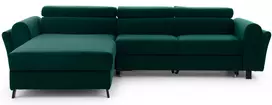 Kampinė sofa Mariall su patalynės dėže, audinys Monolith 37