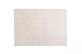 Kilimas Pia, poliesteris - 290x200cm, Balta