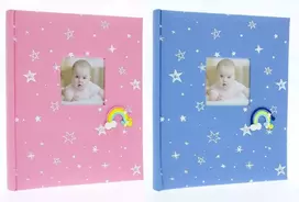 Albumas  GED DBCS20 BABYRAINBOW 24x29/40psl | kreminiai lapai | kampučiai/lipdukai | knyginio rišimo | max 10x15 80