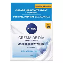 "Nivea" drėkinamoji veido priežiūros priemonė Spf30 normaliai ir mišriai odai 50ml