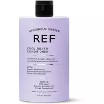 REF Cool Silver kondicionierius - kondicionierius platinos spalvos šviesiems ir žiliems plaukams, 245 ml