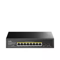 Cudy GS1008PS2 tinklo komutatorius Ne-valdomas Gigabit Ethernet (10/100/1000) Maitinimas per Eternetą (PoE) Juoda