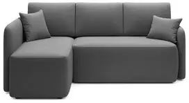 Kampinė sofa Hadson, tamsiai pilka