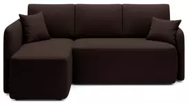 Kampinė sofa Hadson, ruda