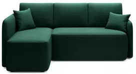 Kampinė sofa Hadson, žalia