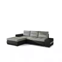 Kampinė sofa Ottavio su patalynės dėže, audinys Berlin 01, Soft 11