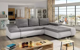 Kampinė sofa Ontario su patalynės dėže, audinys Sawana 21, Soft 17