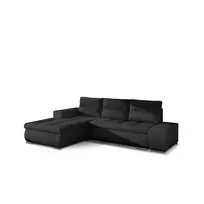 Kampinė sofa Ottavio su patalynės dėže, audinys Soft 11