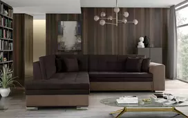 Kampinė sofa Pieretta, audinys Monolith 29, Monolith 09