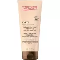 "Topicrem Karité Gentle Fortifying Shampoo" - stiprinamasis šampūnas nusilpusiems plaukams, 200 ml