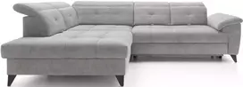 Kampinė sofa Inferne, šviesiai pilka