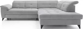 Kampinė sofa Inferne, pilka