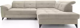 Kampinė sofa Inferne, kreminė