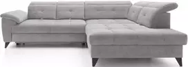 Kampinė sofa Inferne, pilka