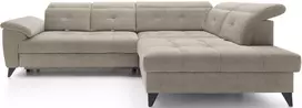 Kampinė sofa Inferne, smėlio