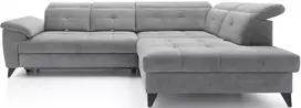 Kampinė sofa Inferne, pilka
