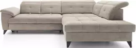 Kampinė sofa Inferne, kreminė