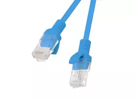 Patchcord kat.6 0,5m niebieski Fluke Passed Lanberg 10-Pack