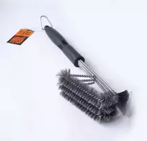 Grilio šepetys su gramdikliu Kamado Bono BRUSH-G3 (44 cm)