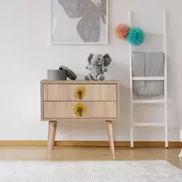 Naktinis staliukas, Hanah Home, Daugiaspalvis, 60 x 61 x 40, cm