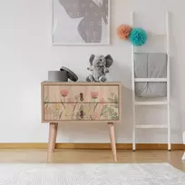 Naktinis staliukas, Hanah Home, Daugiaspalvis, 60 x 61 x 40, cm